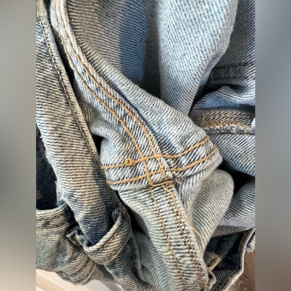 Zara Distressed Denim Jeans Size 0 - Picture 4 of 11